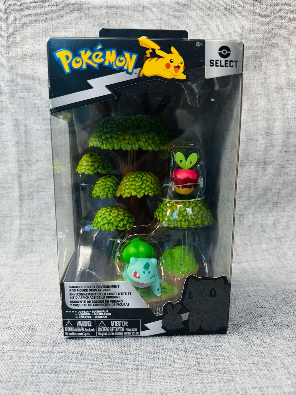 Pokémon bulbasaur Select Series Tree Summer Forest Environment Toy Set NIB